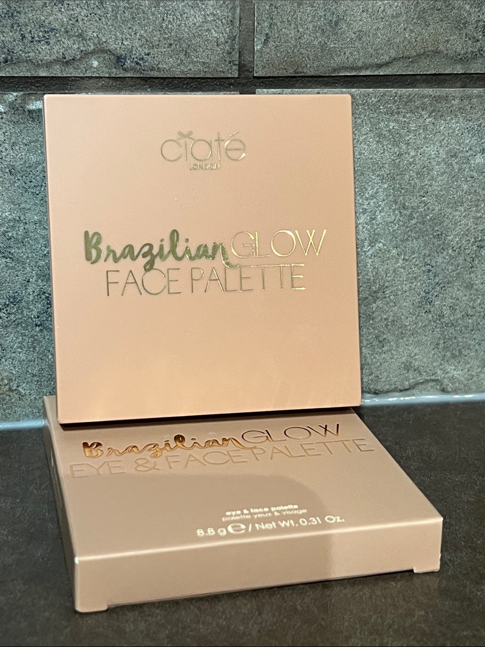 Ciate Brazilian Glow Face Palette - Nude/Champagne Rose Gold